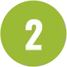 A number 2 in the center of a green circle
