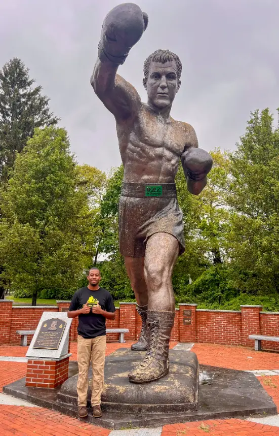 Rocky Marciano Statue Landmark