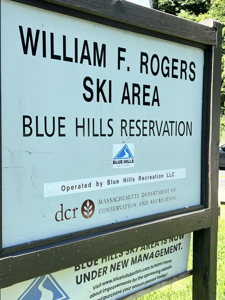William F Rogers Ski Area Signage