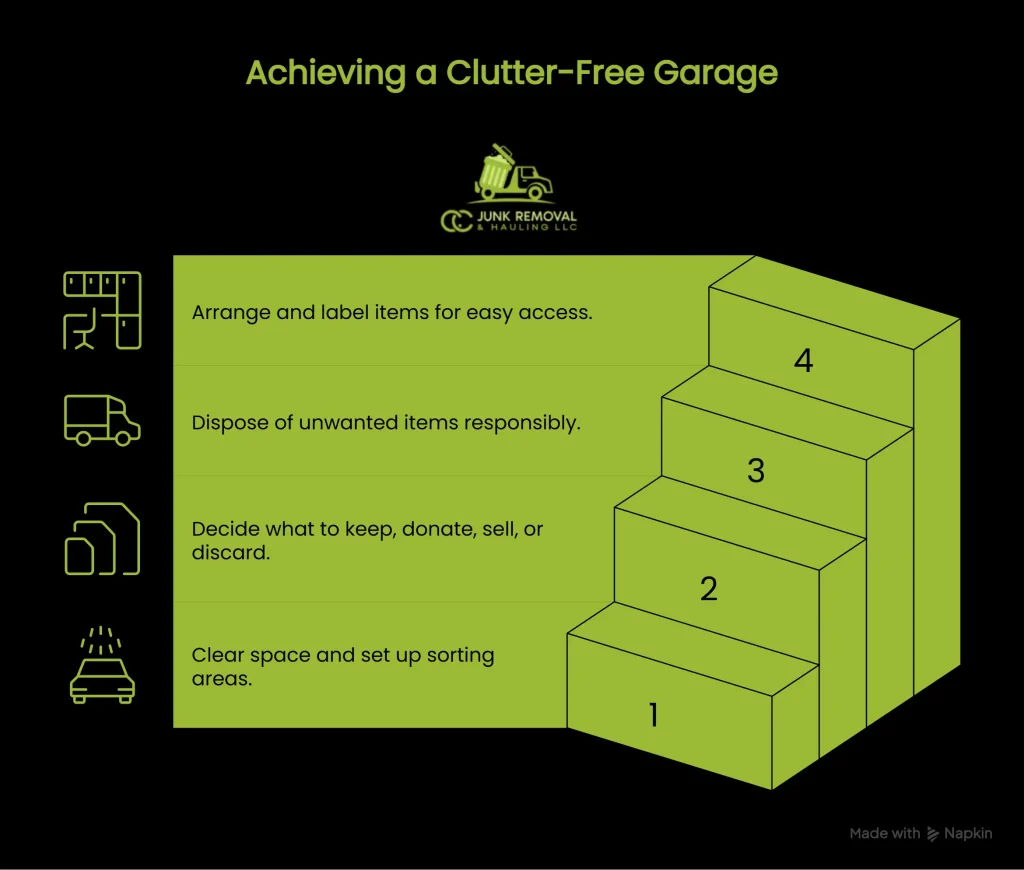 Achieving a Clutter Free Garage Infographic