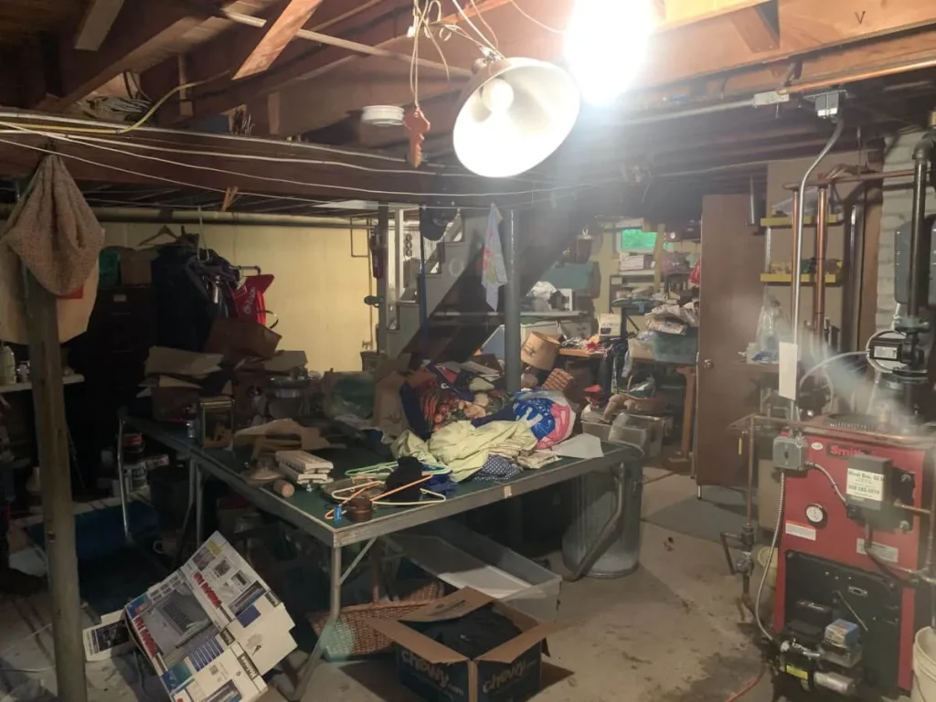 cluttered basement cleanouts